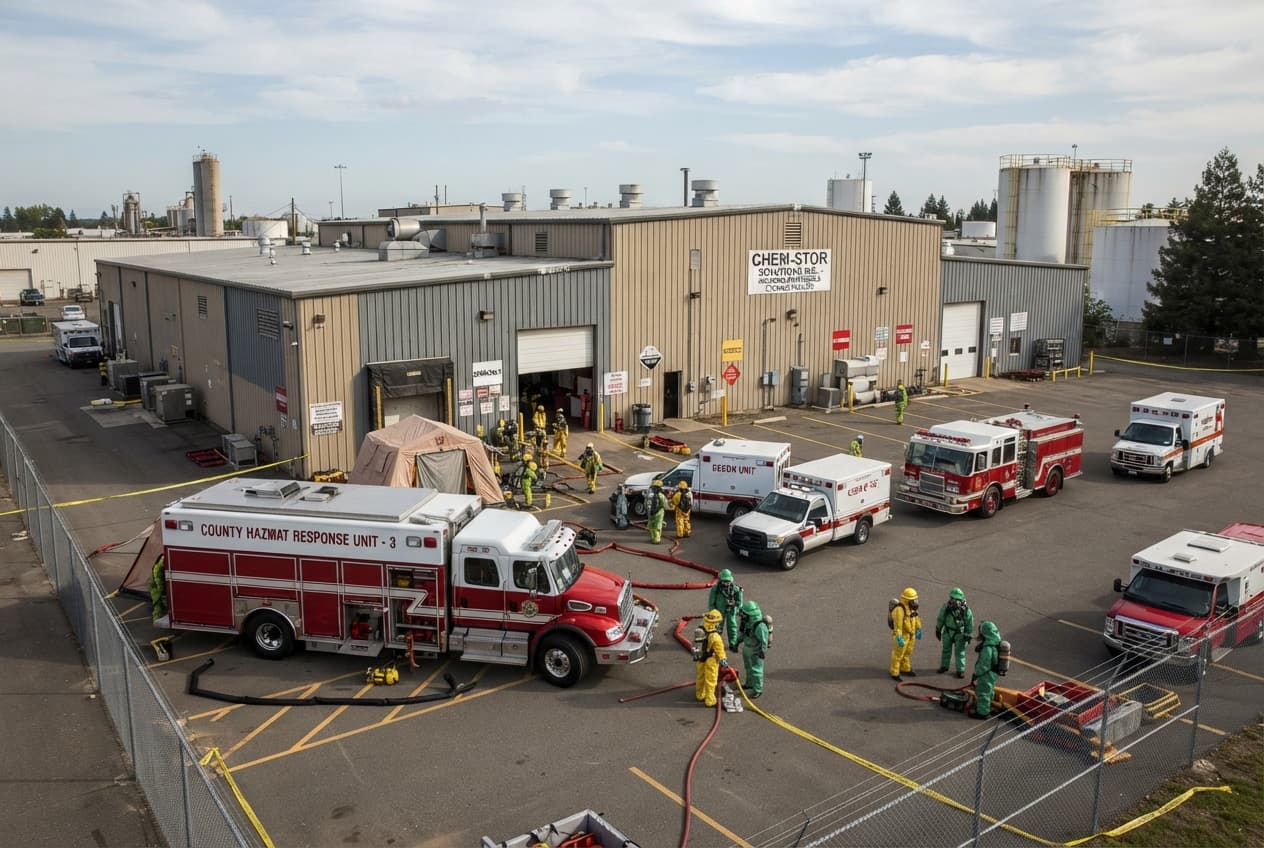 Kolding Facility Gas Leak: Chemical Storage Facility Leak and Minor Flash Fire Leaves One Dead and Several Hospitalized Kolding Facility Gas Leak: Chemical Storage Facility Leak and Minor Flash Fire Leaves One Dead and Several Hospitalized