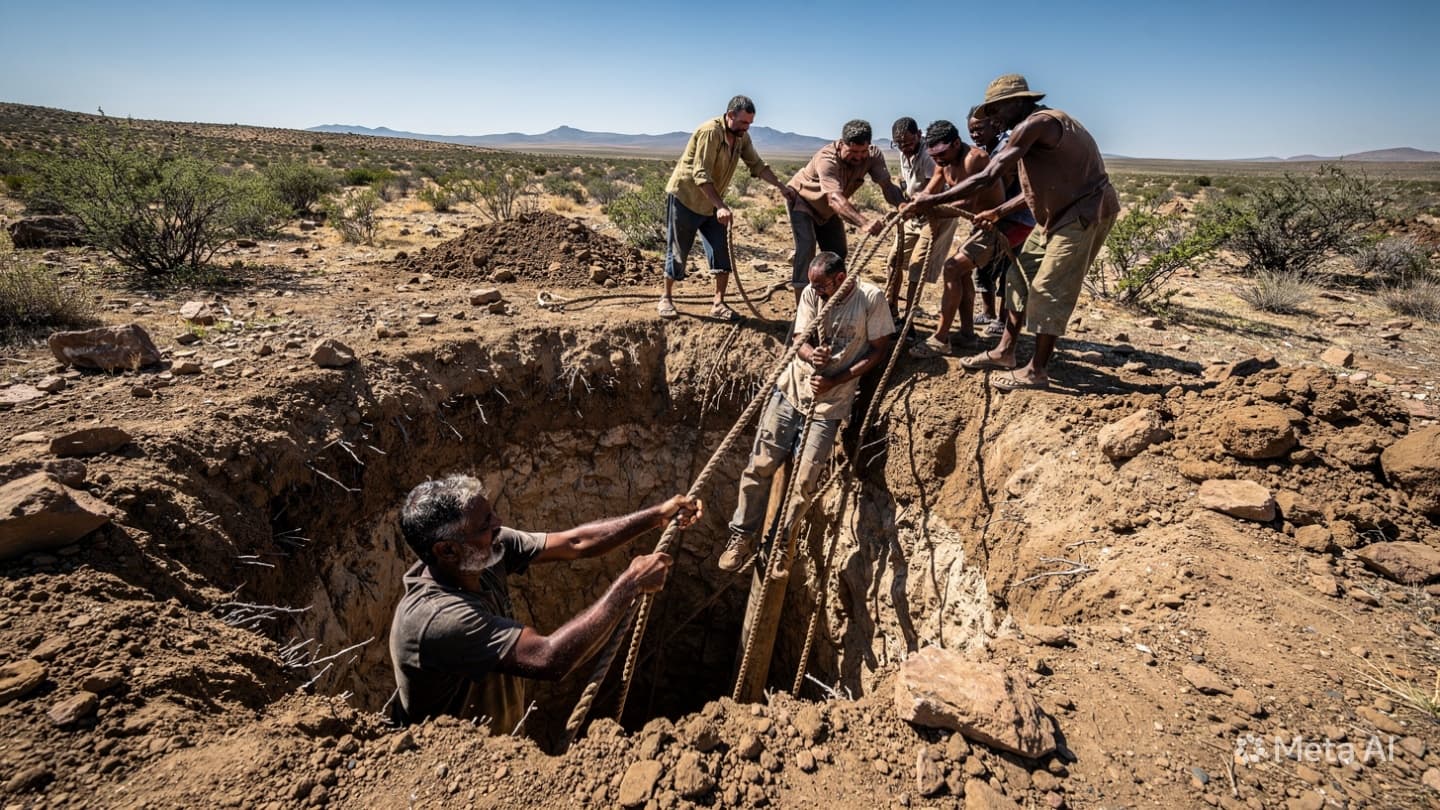 . Where Remote Plains Hide the Ore: The Silent Aftermath of a Subterranean Collapse . Where Remote Plains Hide the Ore: The Silent Aftermath of a Subterranean Collapse