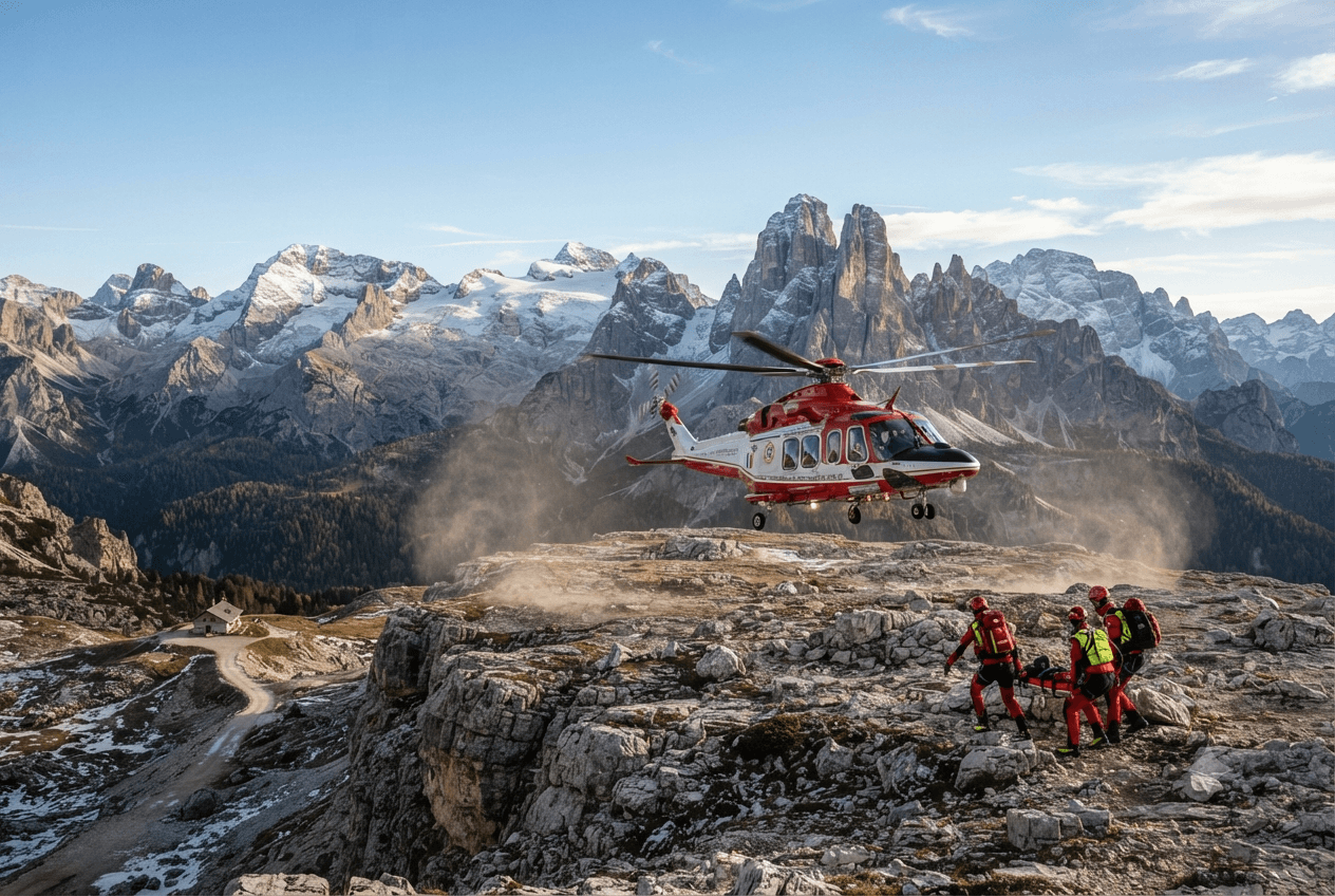 Rescue Mission Incident: Alpine Volunteer Injured During Recovery Operation In Northern Italian Alps Today Rescue Mission Incident: Alpine Volunteer Injured During Recovery Operation In Northern Italian Alps Today