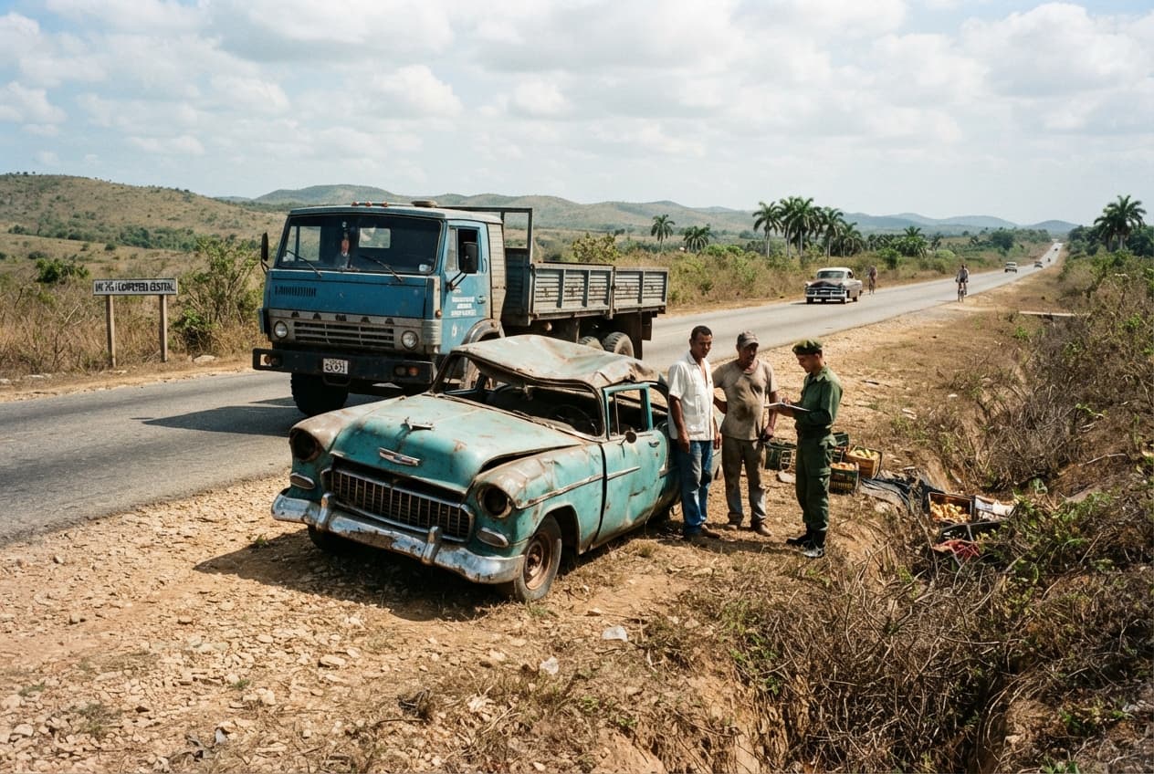 National Highway Tragedy: Three Killed Following Violent Collision Between Vintage Automobile and Truck National Highway Tragedy: Three Killed Following Violent Collision Between Vintage Automobile and Truck
