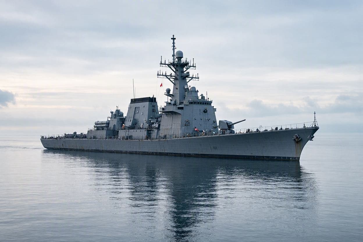 US Navy Destroyer Adrift in South China Sea After Power Loss US Navy Destroyer Adrift in South China Sea After Power Loss