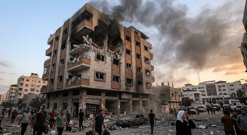 Palestinian Woman Killed in Israeli Strike on Apartment Near Gaza’s Al-Shifa Hospital Palestinian Woman Killed in Israeli Strike on Apartment Near Gaza’s Al-Shifa Hospital