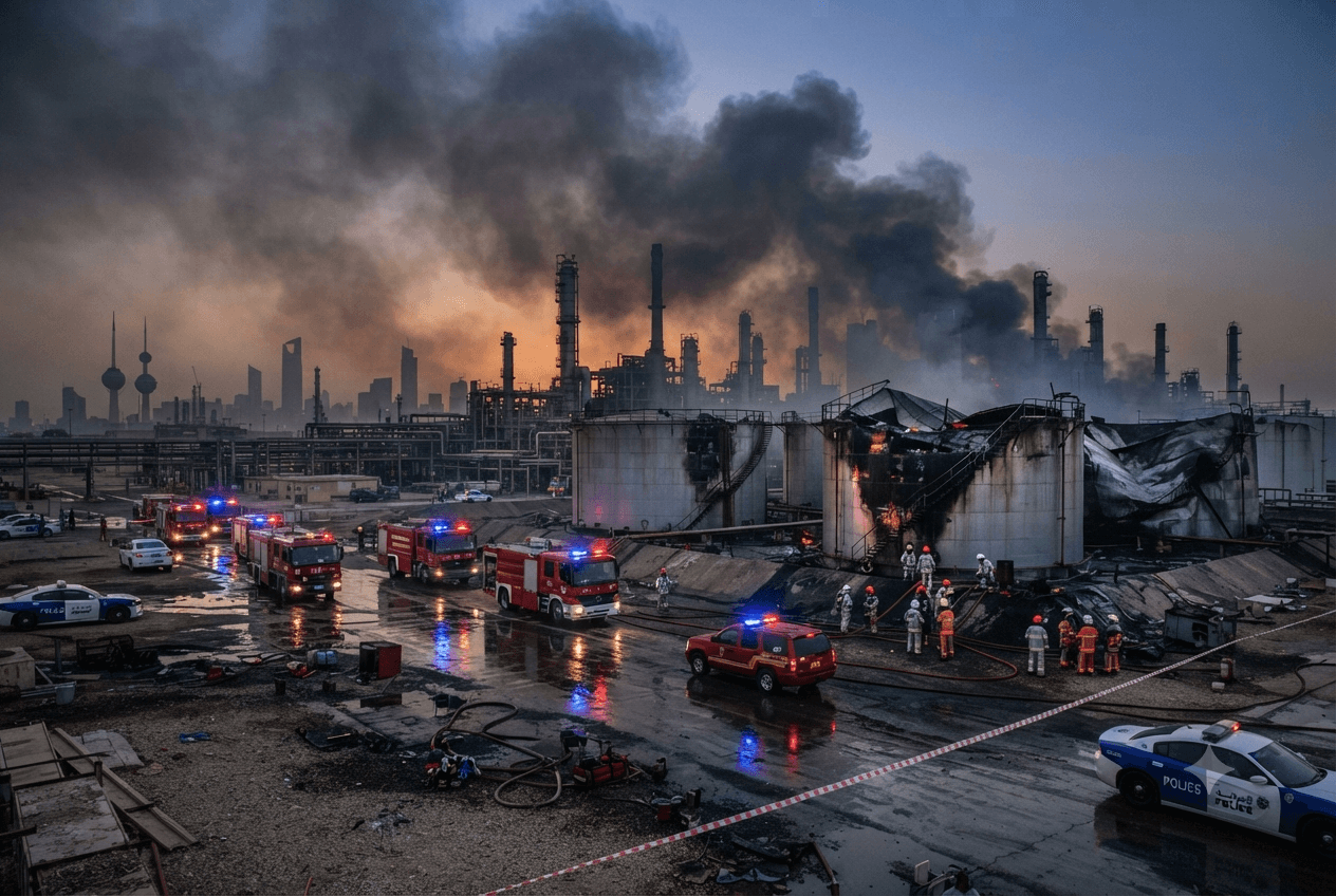 Fatal Refinery Accident: One Worker Killed During Maintenance Operations in Kuwait’s Industrial Oil Sector Fatal Refinery Accident: One Worker Killed During Maintenance Operations in Kuwait’s Industrial Oil Sector