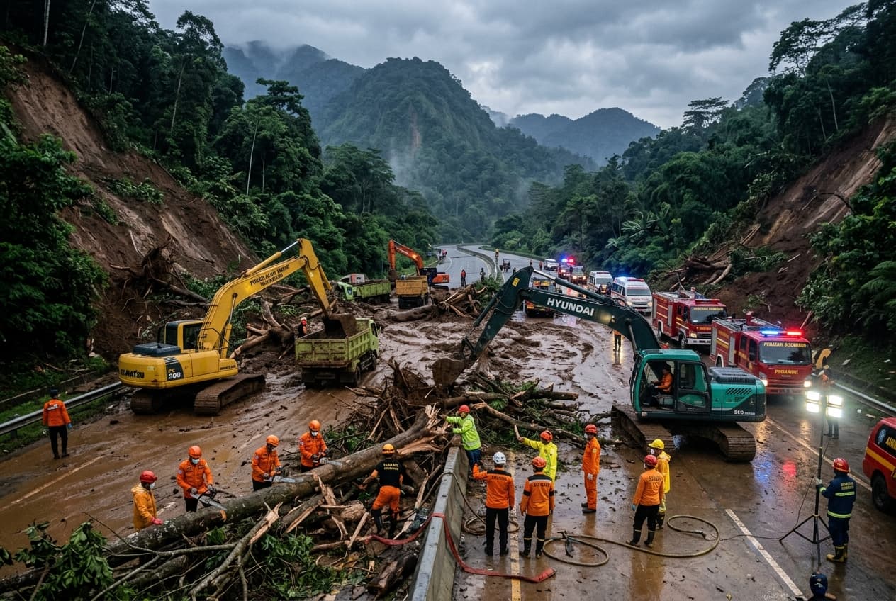 Two Killed In Zhejiang Province After Typhoon-Induced Mudslide Crushes Vehicles On Mountain Road Two Killed In Zhejiang Province After Typhoon-Induced Mudslide Crushes Vehicles On Mountain Road
