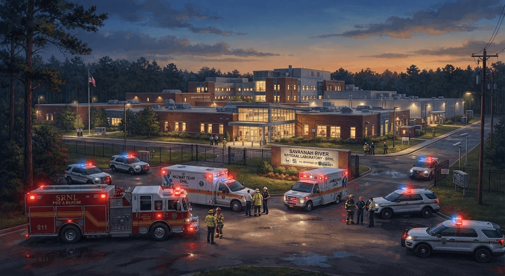 Fire Breaks Out at Historic Cold War Nuclear Weapons Facility in South Carolina; 1 Injured Fire Breaks Out at Historic Cold War Nuclear Weapons Facility in South Carolina; 1 Injured
