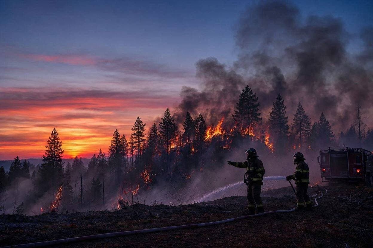 Flames and Policy: EU Chief Calls for Climate Action Amid Fires Flames and Policy: EU Chief Calls for Climate Action Amid Fires