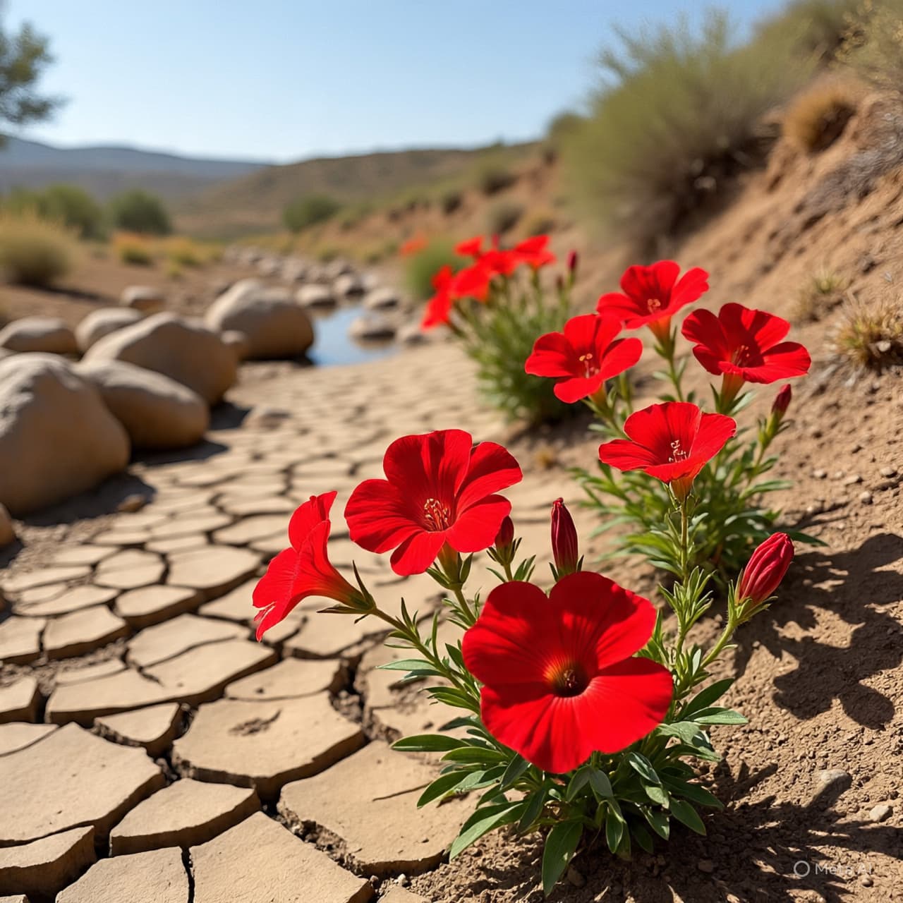 When the Streams Fell Silent, Could a Small Red Flower Rewrite Its Fate? When the Streams Fell Silent, Could a Small Red Flower Rewrite Its Fate?