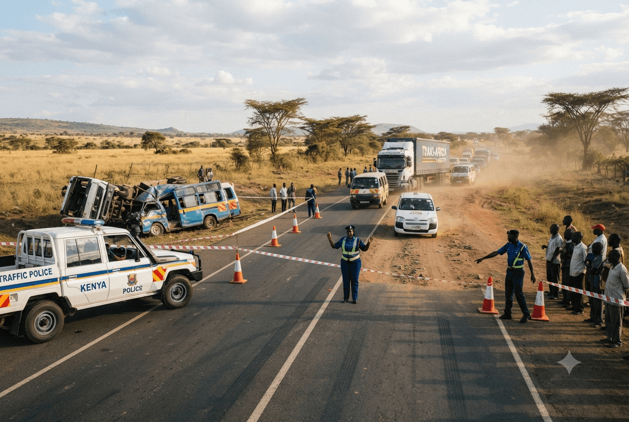 Transport Tragedy Unfolds: Kirinyaga Roadway Claims Eight Victims Following Dangerous Pothole Evasion Maneuver Transport Tragedy Unfolds: Kirinyaga Roadway Claims Eight Victims Following Dangerous Pothole Evasion Maneuver