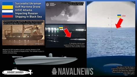 Romanian Military Destroys Suspected Russian Sea Drone in the Black Sea Romanian Military Destroys Suspected Russian Sea Drone in the Black Sea