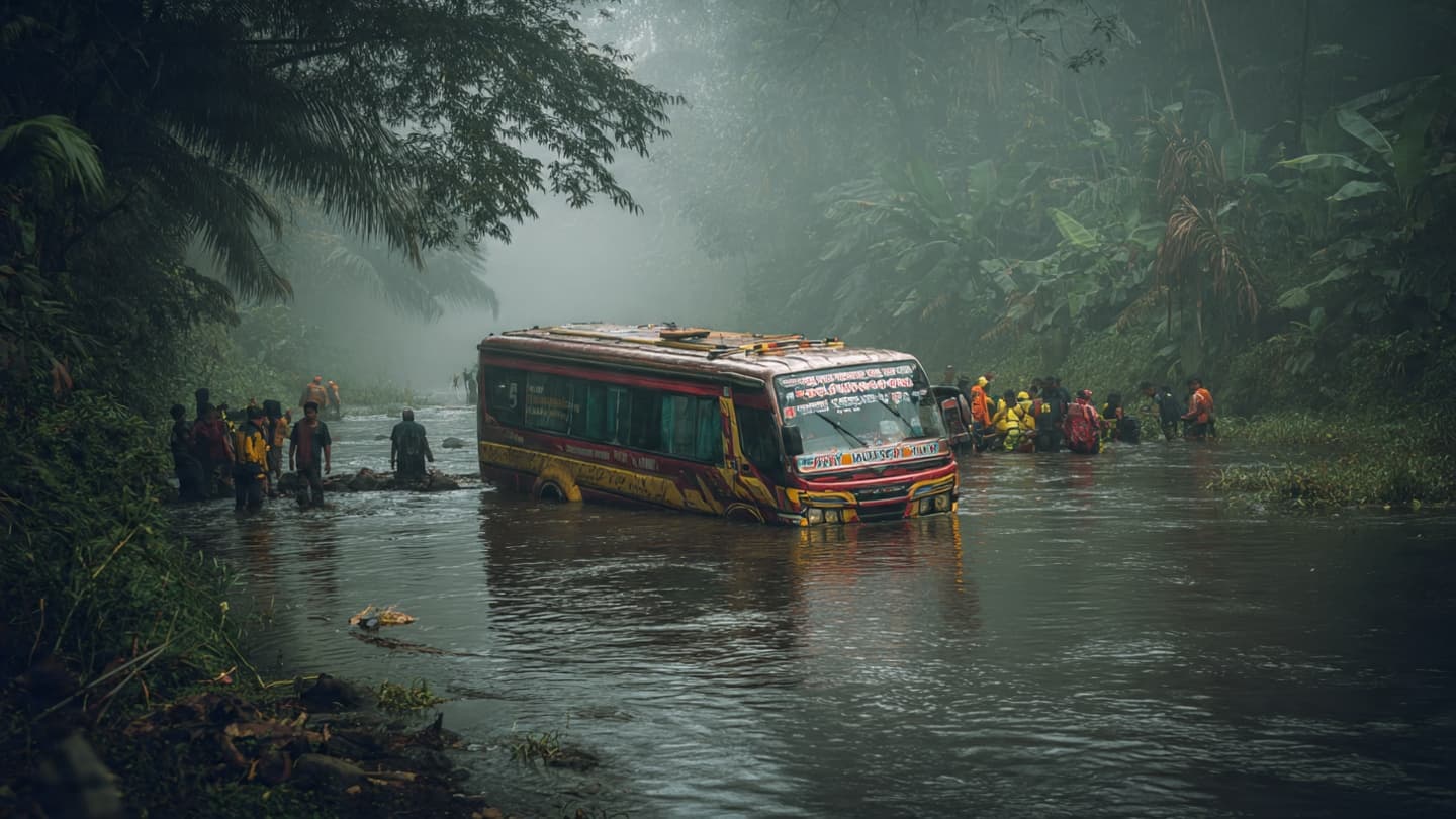 On the Quiet Road of Banyumas, the Journey Ends in the River Flow On the Quiet Road of Banyumas, the Journey Ends in the River Flow