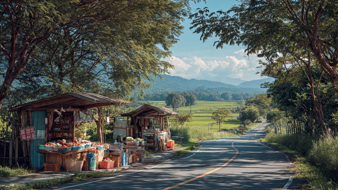 A countryside marketplace grows where roads and social media meet A countryside marketplace grows where roads and social media meet