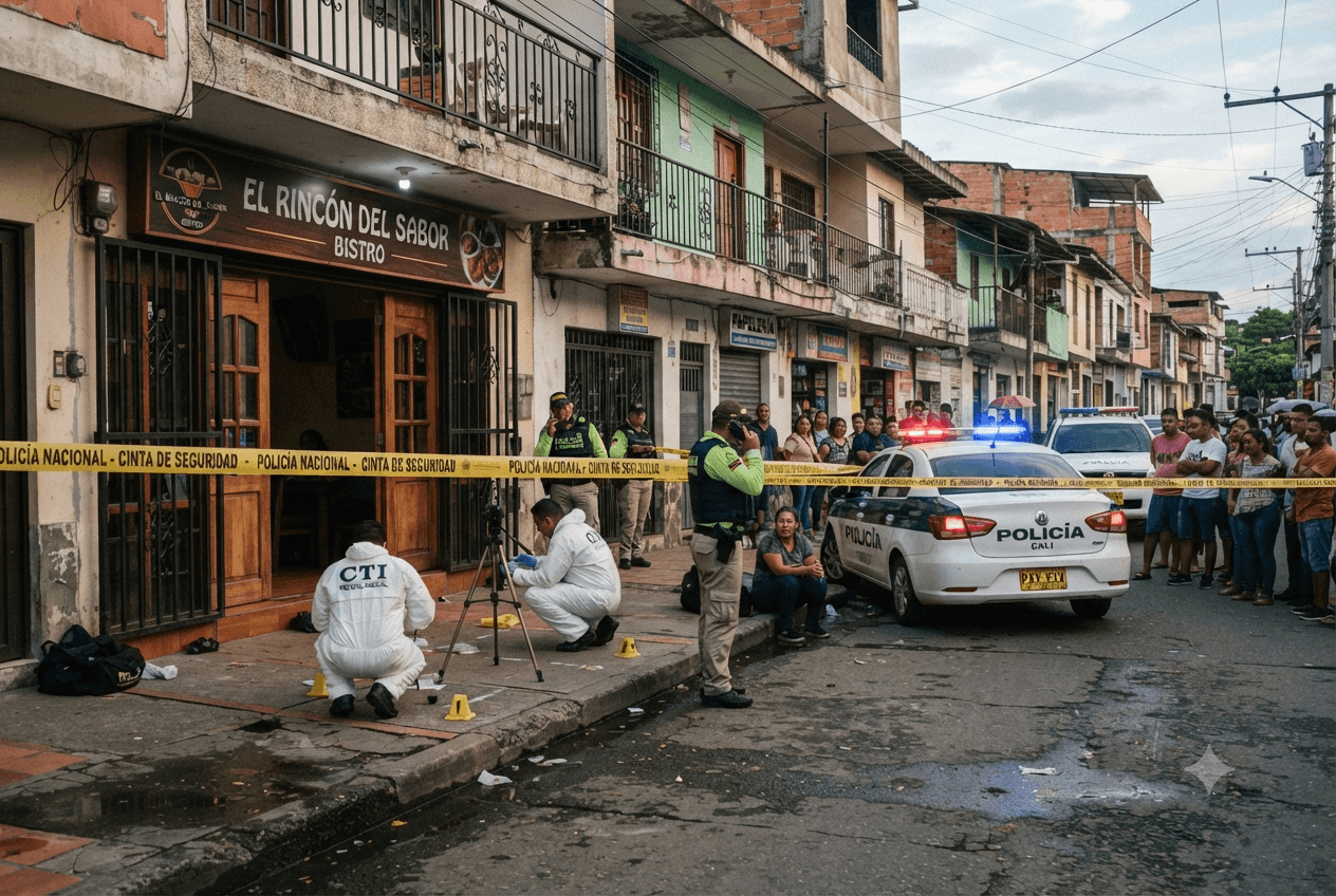 Cali Restaurant Assault: Armed Attack Leaves Three Dead and Shakes Local Community in Colombia Cali Restaurant Assault: Armed Attack Leaves Three Dead and Shakes Local Community in Colombia
