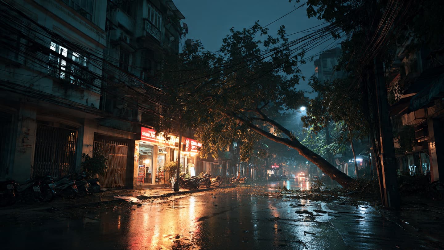 Between the Concrete Spire and the Falling Branch, Following the Path of the Great Storm Between the Concrete Spire and the Falling Branch, Following the Path of the Great Storm