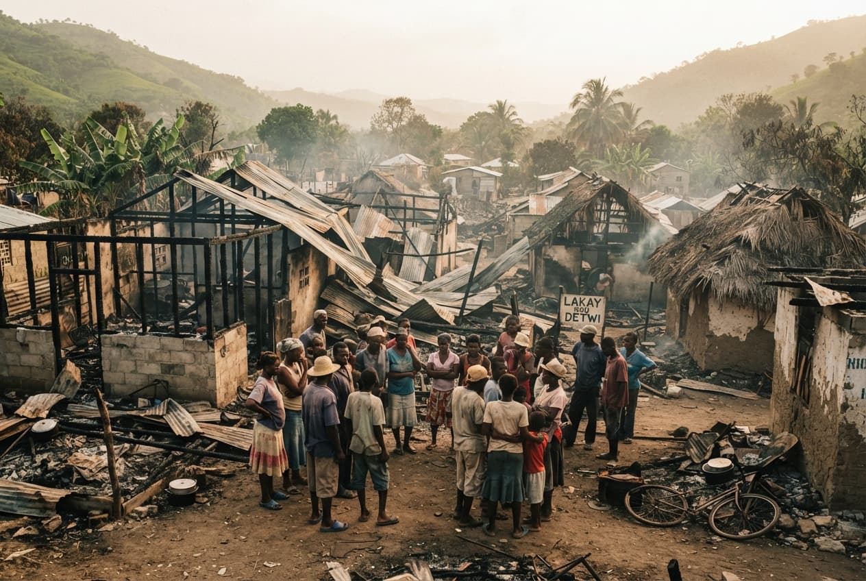Artibonite Valley Carnage: Armed Gang Raid on Rural Residential Outpost Leaves Five Villagers Dead Artibonite Valley Carnage: Armed Gang Raid on Rural Residential Outpost Leaves Five Villagers Dead