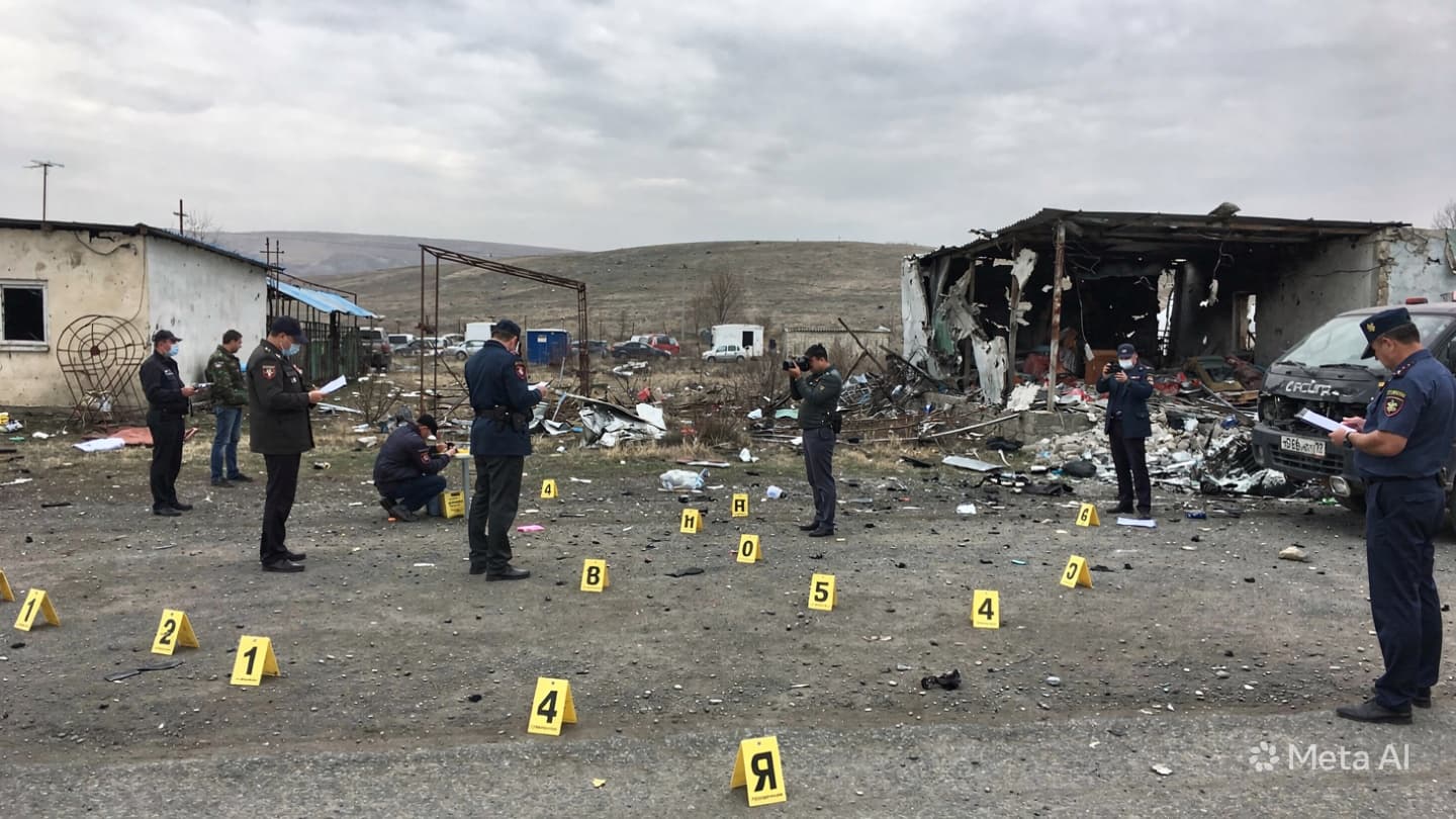 Across Damaged Ground and Lingering Dust, Dagestan Investigated Sudden Explosion Circumstances Across Damaged Ground and Lingering Dust, Dagestan Investigated Sudden Explosion Circumstances