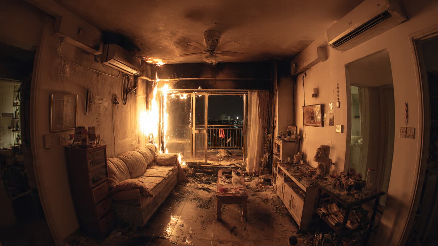 Beneath The Hum of Summer Machines, A Quiet Hong Kong Apartment Fell Into Darkness Overnight Beneath The Hum of Summer Machines, A Quiet Hong Kong Apartment Fell Into Darkness Overnight