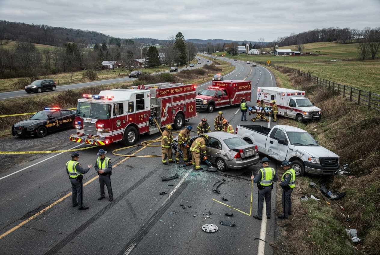 Aalborg Provincial Road Collision: High-Speed Head-On Crash Between Passenger Vehicles Leaves Two Dead Aalborg Provincial Road Collision: High-Speed Head-On Crash Between Passenger Vehicles Leaves Two Dead