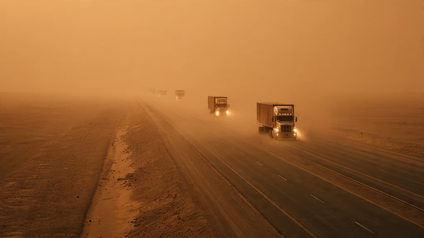 Where the Earth Meets the Wind: Contemplations on Dust and Distant Shifting Horizons Where the Earth Meets the Wind: Contemplations on Dust and Distant Shifting Horizons