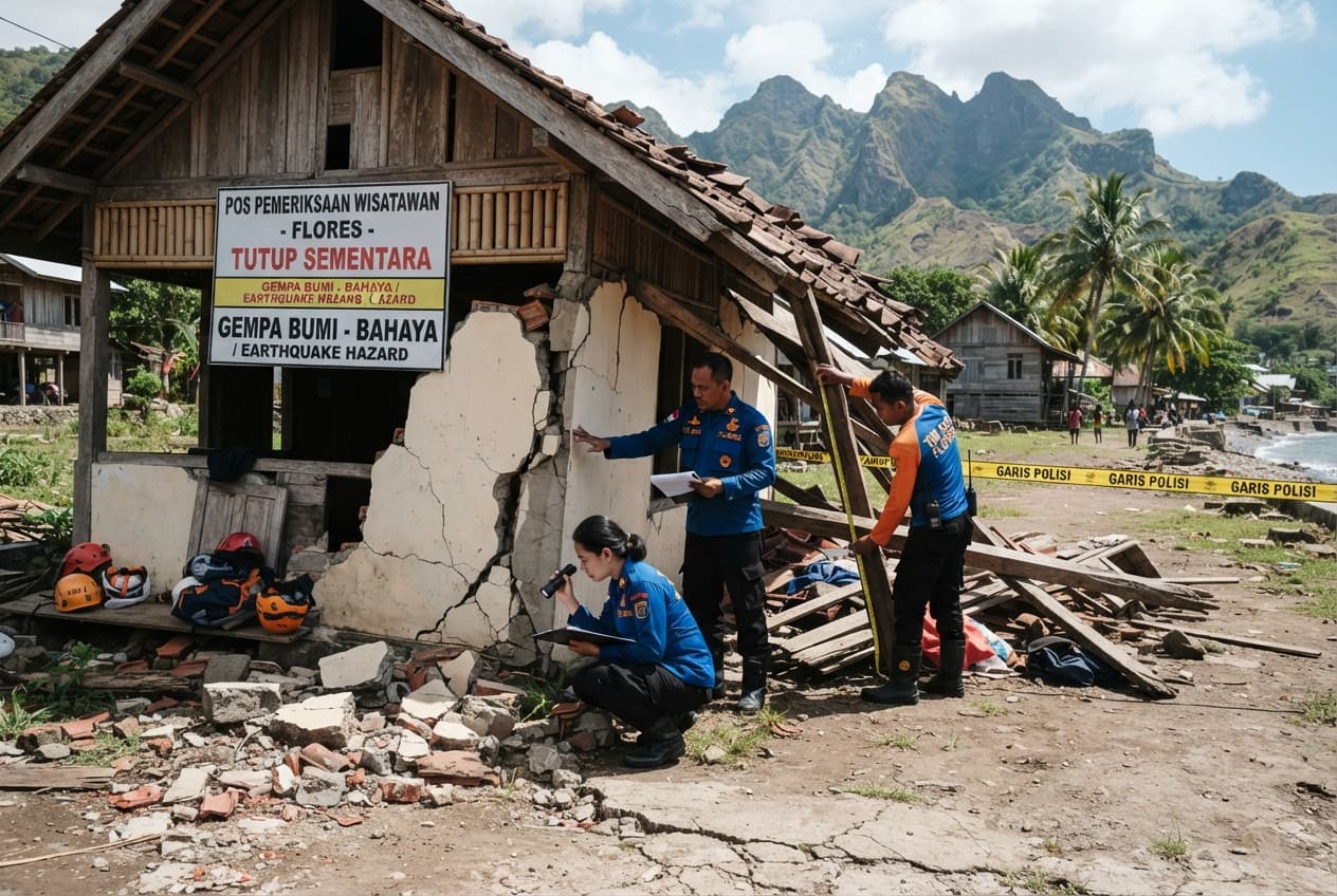 Quake Devastation Hits Flores: Regional Authorities Shut Down Major Tourist Sites After 68 Fatalities Reported Quake Devastation Hits Flores: Regional Authorities Shut Down Major Tourist Sites After 68 Fatalities Reported