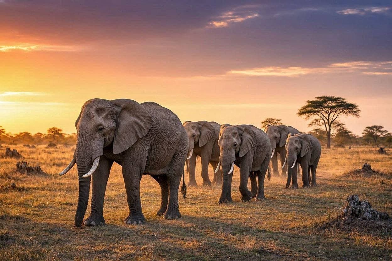 Silence in the Savanna: The Mystery of 14 Lost Elephants Silence in the Savanna: The Mystery of 14 Lost Elephants