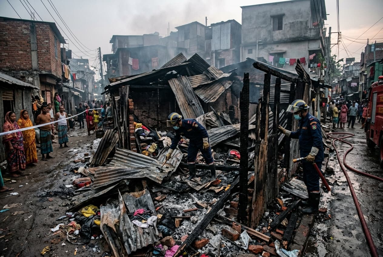 Gas Cylinder Blast Kills Couple in Gazipur, Injures Three Others as House Explodes, Burns, Collapses Overnight Gas Cylinder Blast Kills Couple in Gazipur, Injures Three Others as House Explodes, Burns, Collapses Overnight