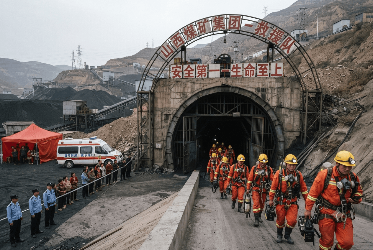 Mine Shaft Disaster: Gas Explosion Traps and Kills Several Miners in Shanxi Province Mine Shaft Disaster: Gas Explosion Traps and Kills Several Miners in Shanxi Province