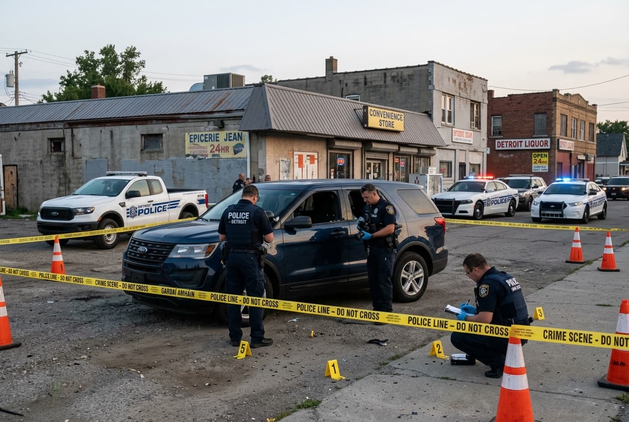 Detroit Armed Robbery Tragedy: Carjacking Attempt Ends With One Victim Dead, Police Hunt Gunman Detroit Armed Robbery Tragedy: Carjacking Attempt Ends With One Victim Dead, Police Hunt Gunman
