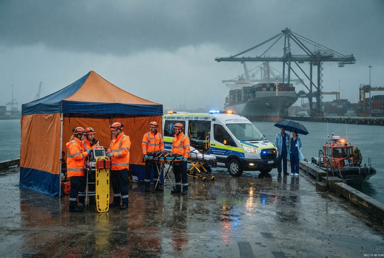 Cargo Vessel Disaster, Central Coast: Ship Overturns During Sudden Squall, Causing Four Crew Deaths Offshore Cargo Vessel Disaster, Central Coast: Ship Overturns During Sudden Squall, Causing Four Crew Deaths Offshore