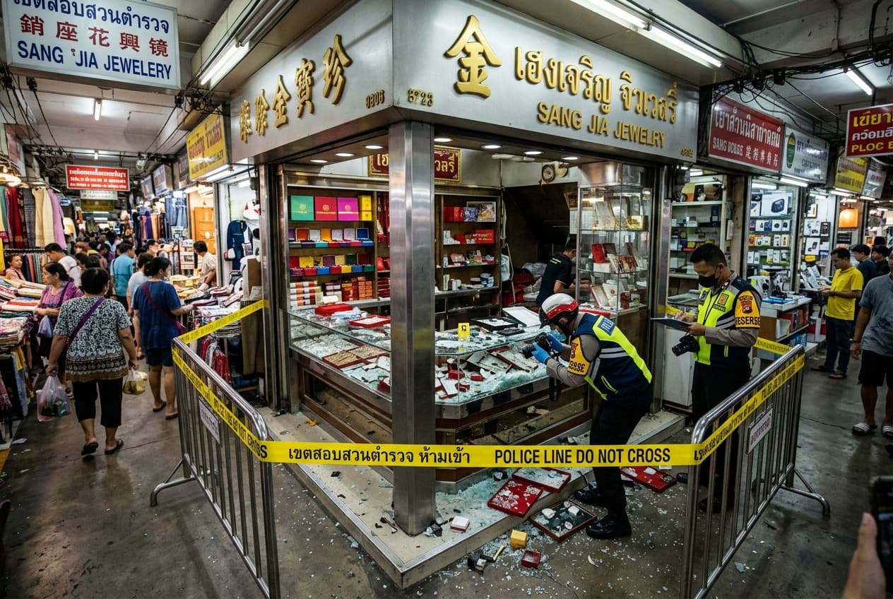 Mandalay Market Shooting: Armed Robbers Fatally Shoot Jewelry Shop Owner During Daytime Heist Mandalay Market Shooting: Armed Robbers Fatally Shoot Jewelry Shop Owner During Daytime Heist
