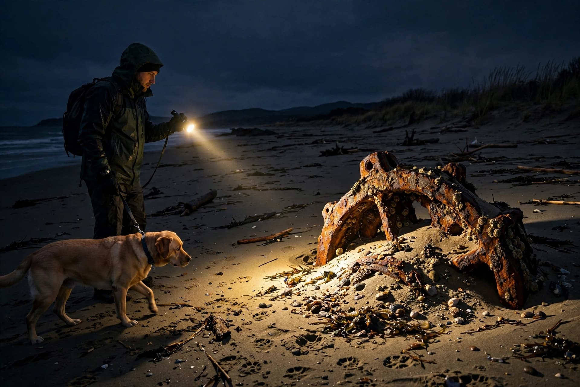 A Dog Walker, a Dark Beach, and an 11-Kilogram Discovery A Dog Walker, a Dark Beach, and an 11-Kilogram Discovery