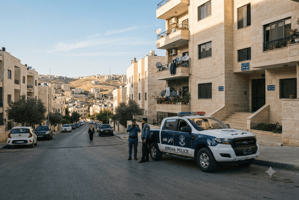 Domestic Dispute Turns Fatal: Jordanian Police Arrest Husband Following Amman Suburb Homicide Domestic Dispute Turns Fatal: Jordanian Police Arrest Husband Following Amman Suburb Homicide