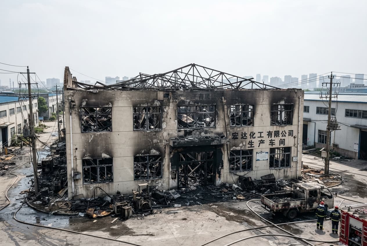 Industrial Factory Blaze: Eight Workers Killed In Massive Guangdong Textile Warehouse Fire Industrial Factory Blaze: Eight Workers Killed In Massive Guangdong Textile Warehouse Fire