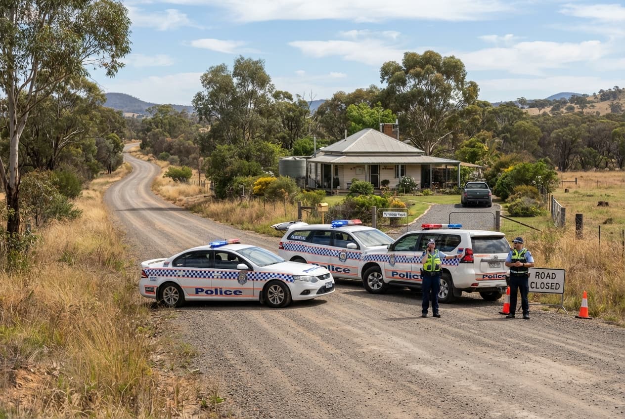 Manhunt Underway After Brutal Rural Axe Attack Leaves Three Victims Critically Injured in Victoria Manhunt Underway After Brutal Rural Axe Attack Leaves Three Victims Critically Injured in Victoria