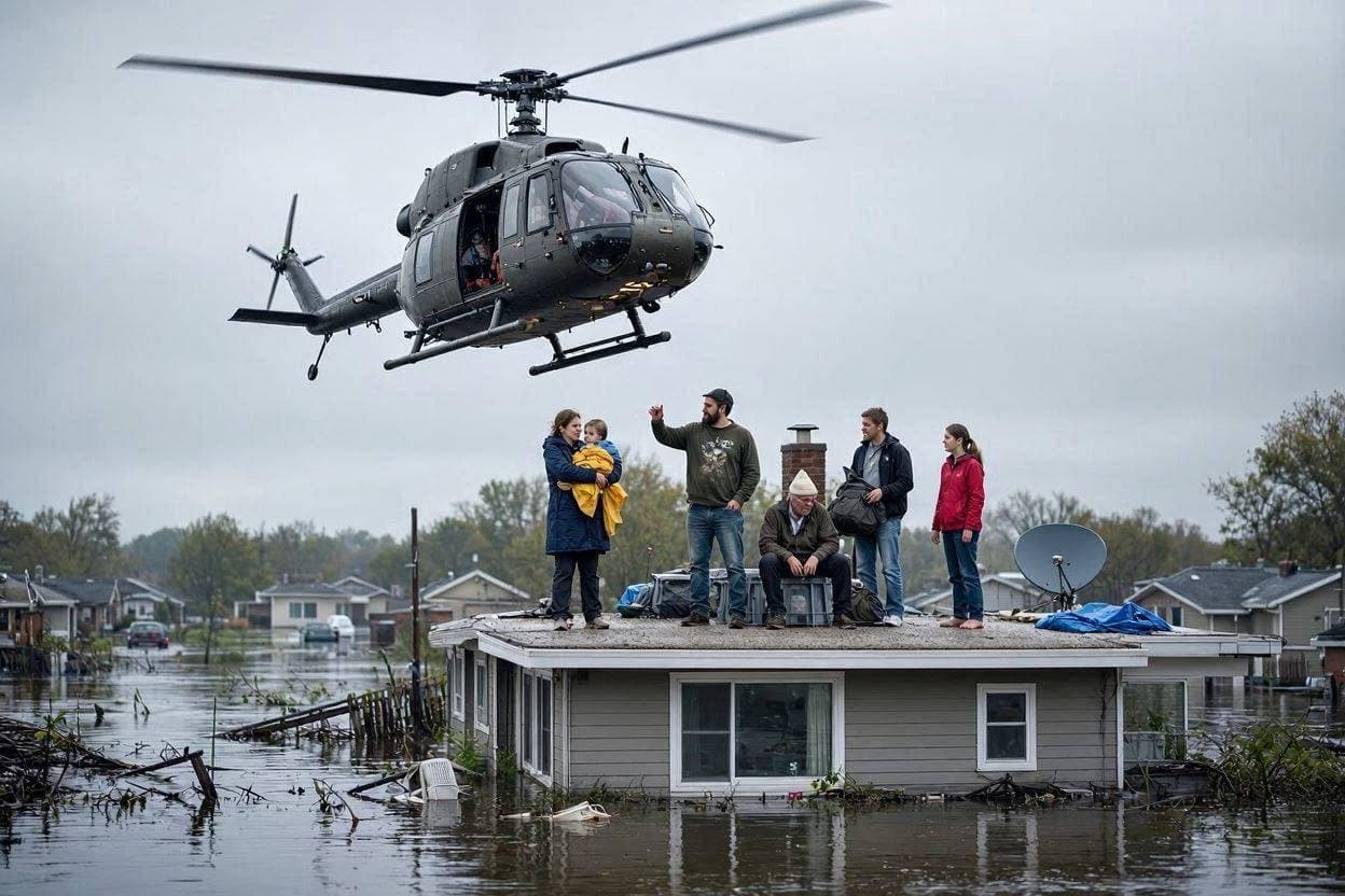 Wings of Rescue: Airlifting Campers from Flooded Missouri Wings of Rescue: Airlifting Campers from Flooded Missouri