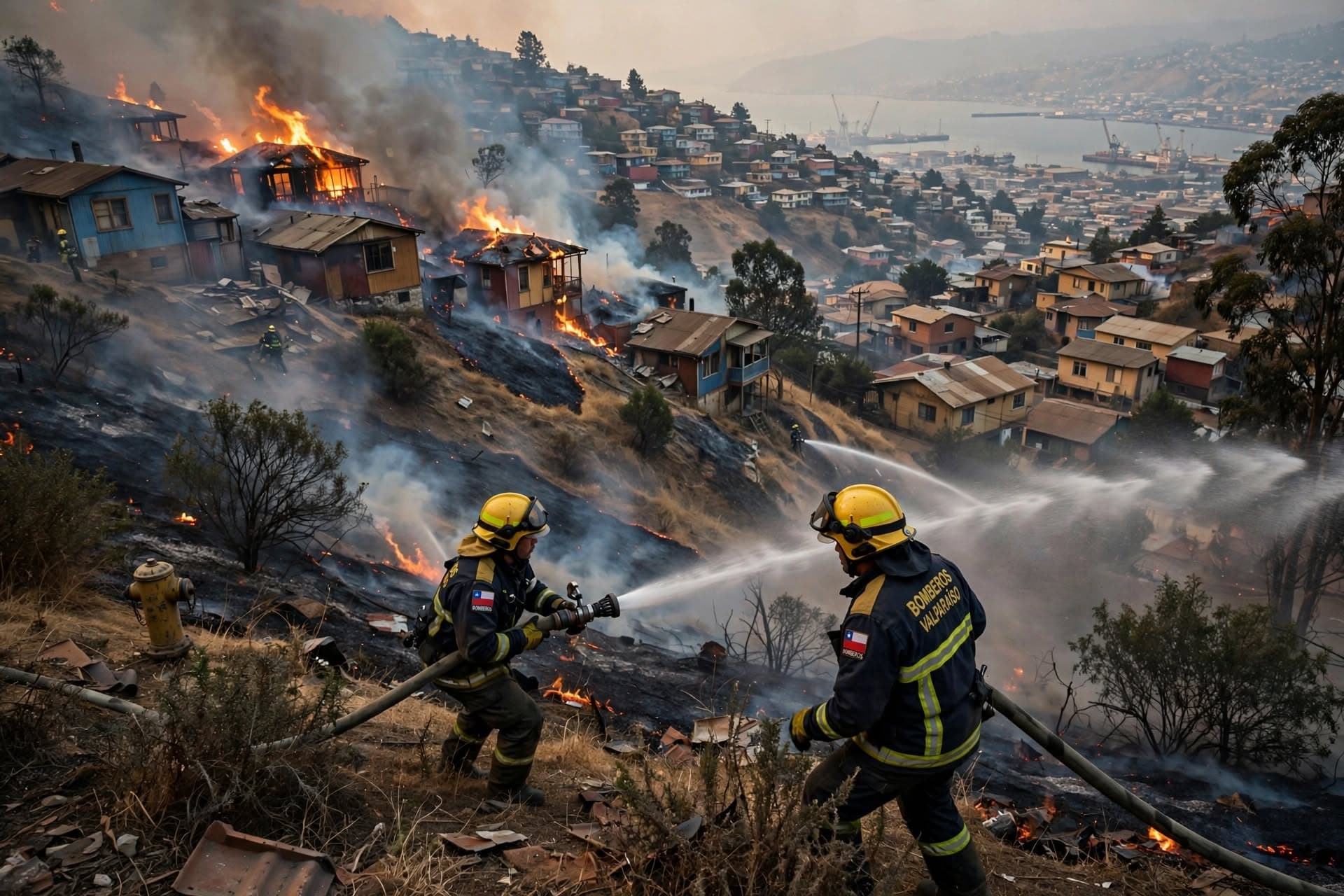 Valparaiso Fire Tragedy: Fast-Moving Wildfire Burns Homes, Kills One Resident, Hundreds Evacuated Valparaiso Fire Tragedy: Fast-Moving Wildfire Burns Homes, Kills One Resident, Hundreds Evacuated