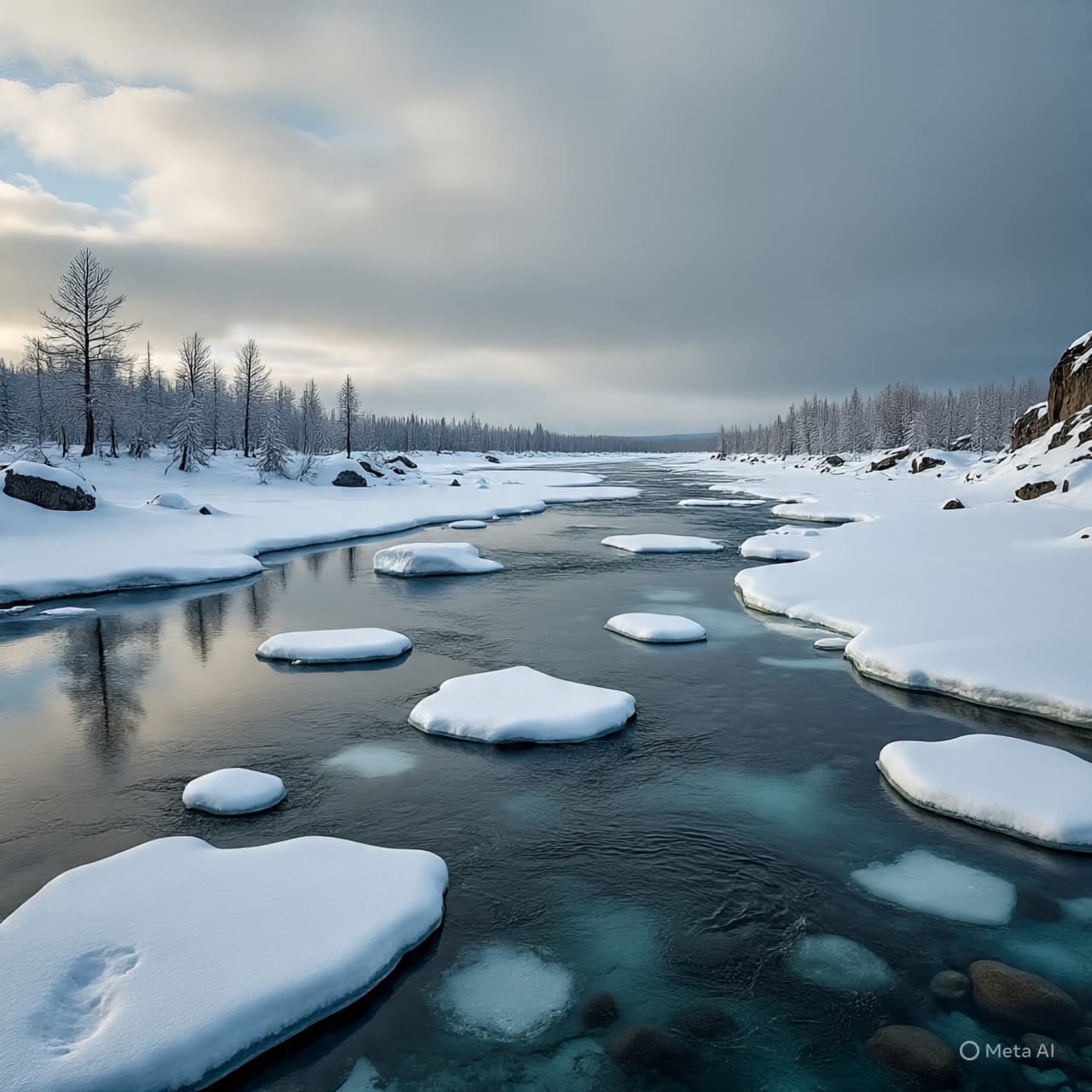 Where Ice Once Held: The Changing Currents of Arctic Rivers Under a Warming Sky Where Ice Once Held: The Changing Currents of Arctic Rivers Under a Warming Sky