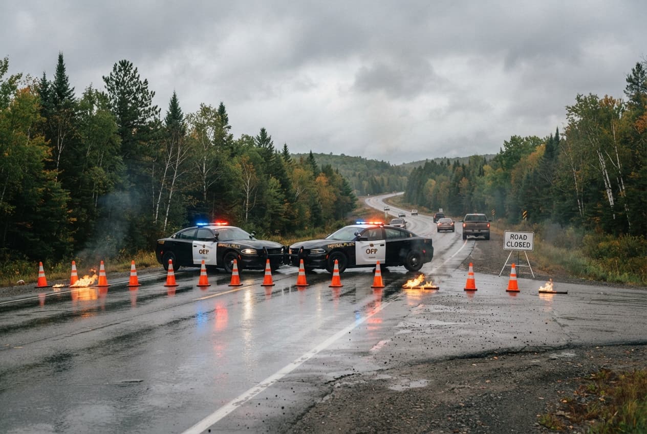 Head On Collision Near Kaladar Leaves Driver Dead and Two Passengers Severely Injured Head On Collision Near Kaladar Leaves Driver Dead and Two Passengers Severely Injured