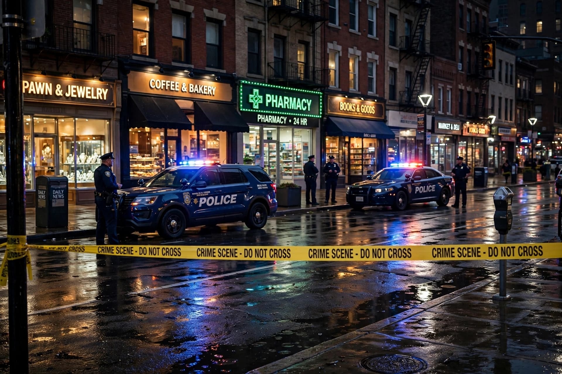 Pacific Avenue Was Quiet; Then the Gunfire Came Pacific Avenue Was Quiet; Then the Gunfire Came