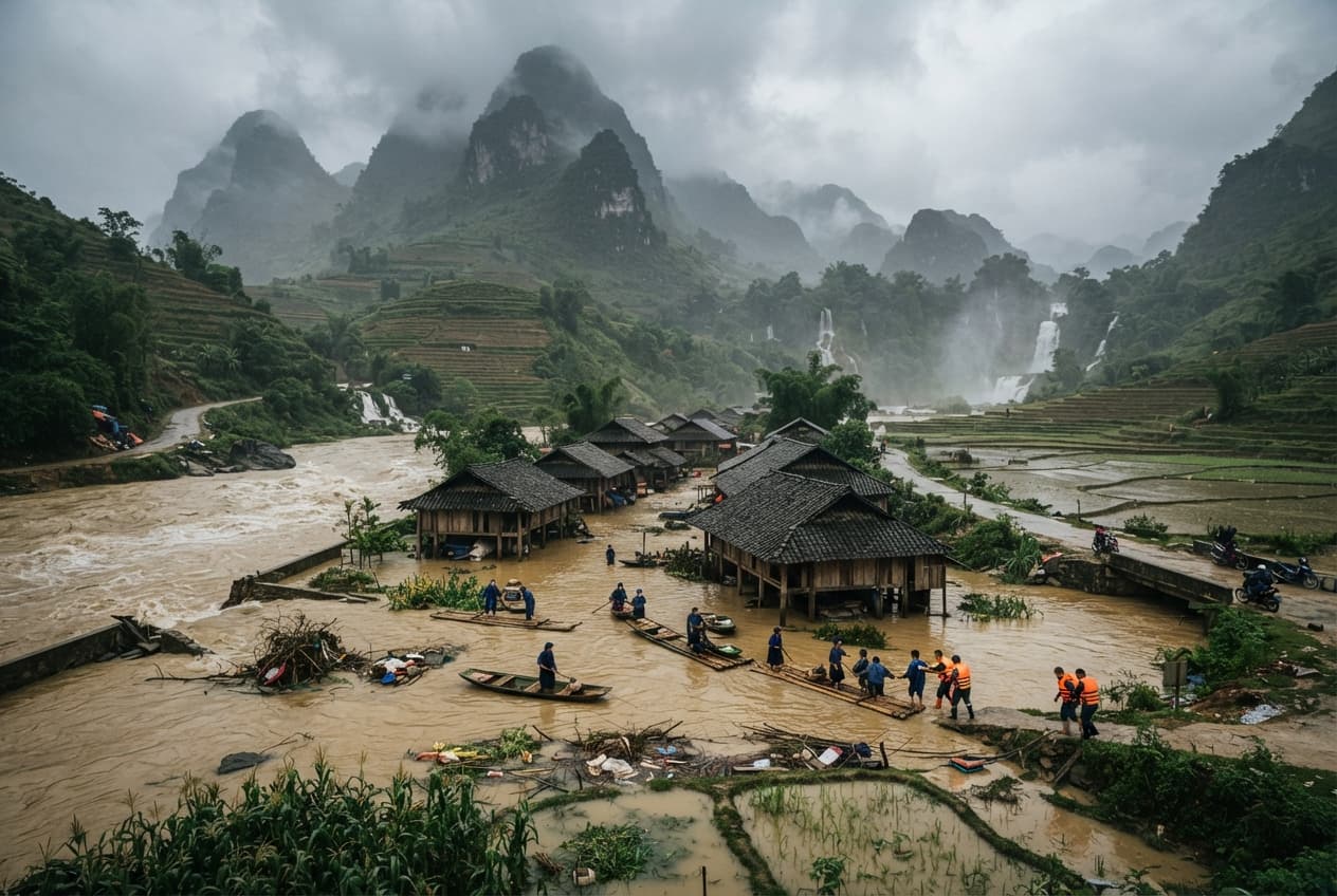 Typhoon Rain Tragedy: Flash Floods In Ha Giang Province Leave Eight Villagers Dead Today Typhoon Rain Tragedy: Flash Floods In Ha Giang Province Leave Eight Villagers Dead Today