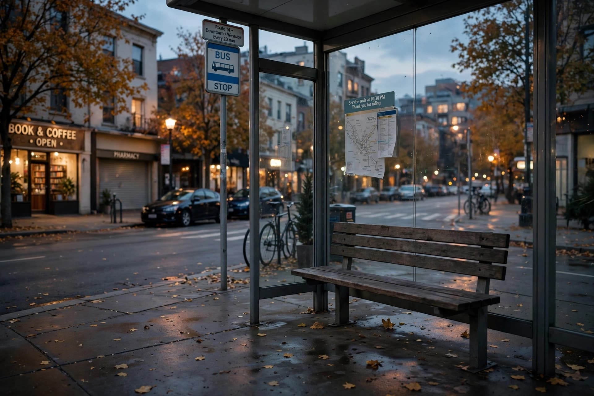 The Weight of Decision: Abandonment at a Bus Stop The Weight of Decision: Abandonment at a Bus Stop