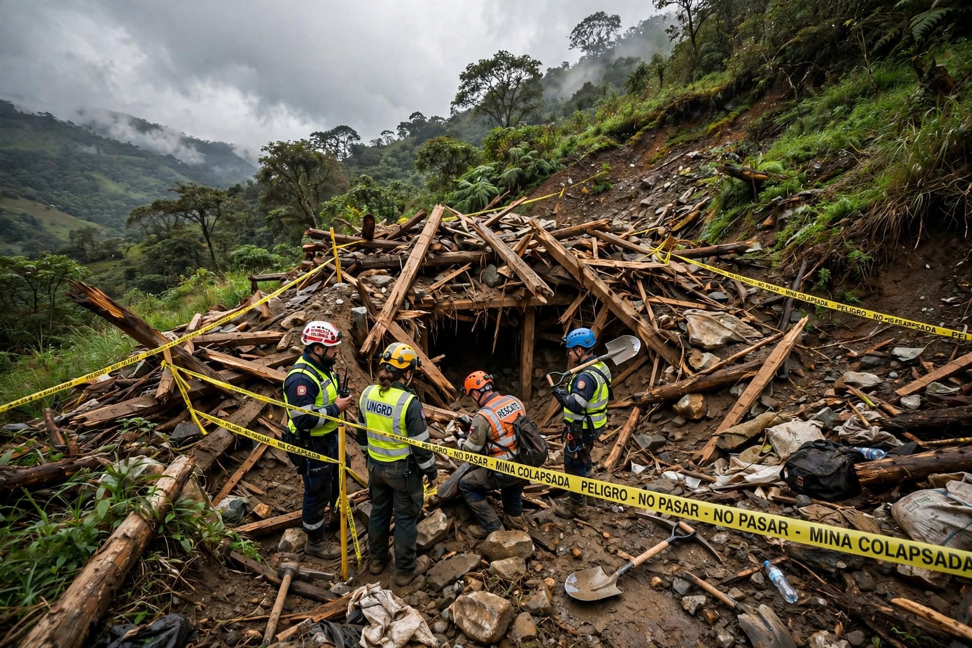 Illegal Mine Disaster: Gold Mine Collapse in Colombia Kills 14, Leaves Seven Workers Trapped Illegal Mine Disaster: Gold Mine Collapse in Colombia Kills 14, Leaves Seven Workers Trapped