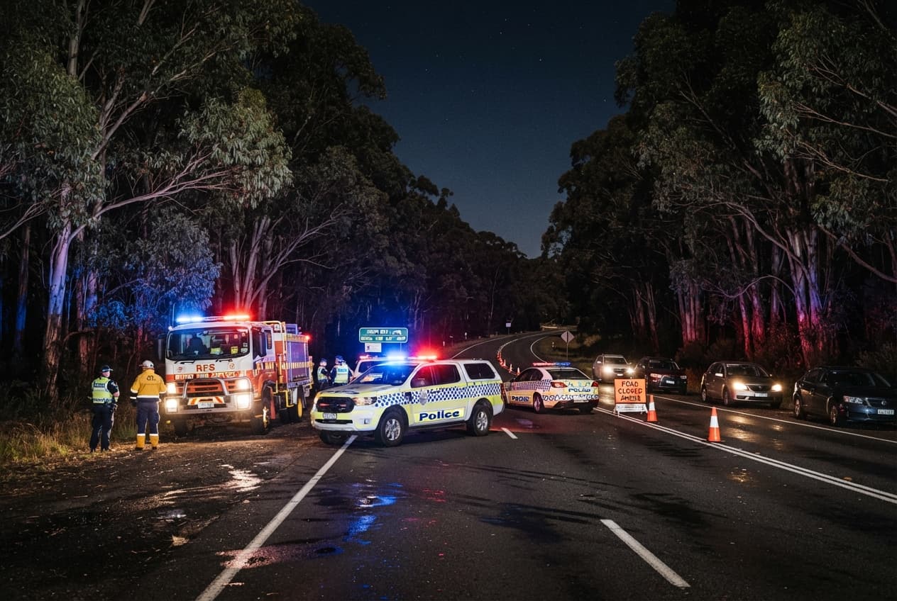 Princes Highway Tragedy: Teenager Killed and Driver Airlifted After Single-Vehicle Crash Princes Highway Tragedy: Teenager Killed and Driver Airlifted After Single-Vehicle Crash