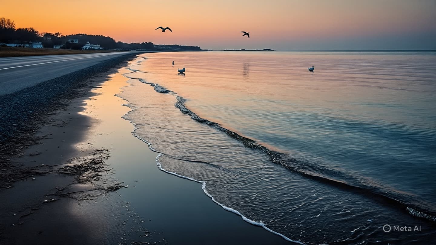 Where the River Meets the Rising Tide: The Changing Map of a Drowning Coastline Where the River Meets the Rising Tide: The Changing Map of a Drowning Coastline