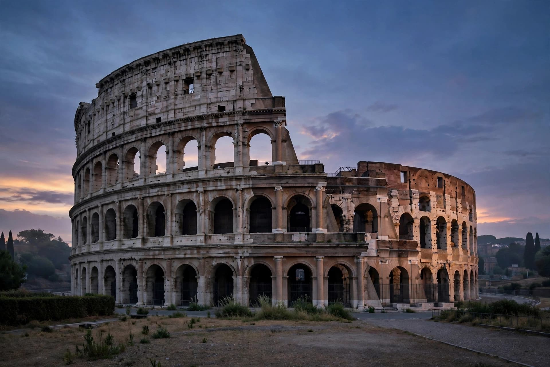A Moment of Silence at the Colosseum After Tragic Fall A Moment of Silence at the Colosseum After Tragic Fall