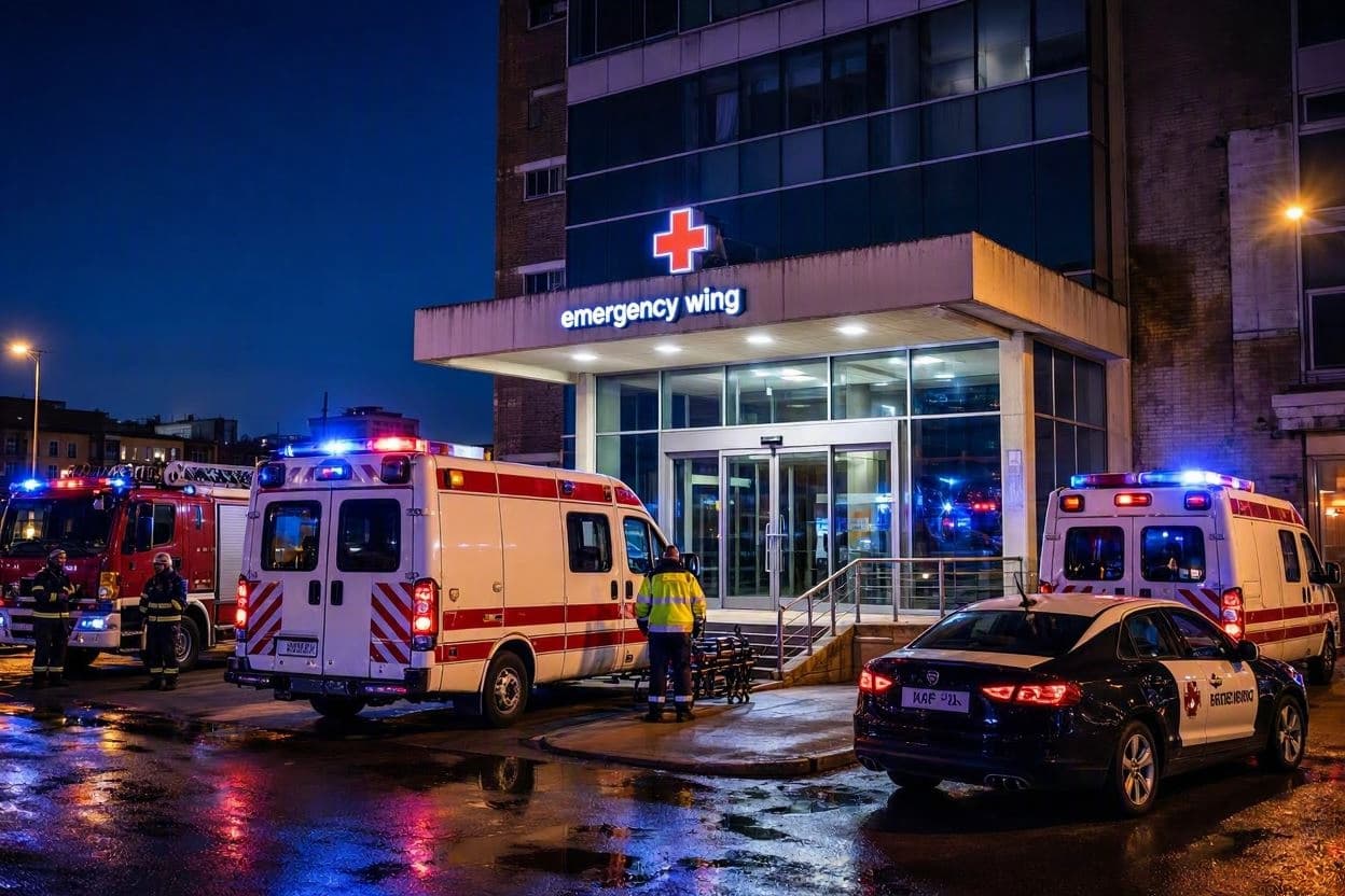 Firefighters battle blaze at North West Regional Hospital in Burnie Firefighters battle blaze at North West Regional Hospital in Burnie