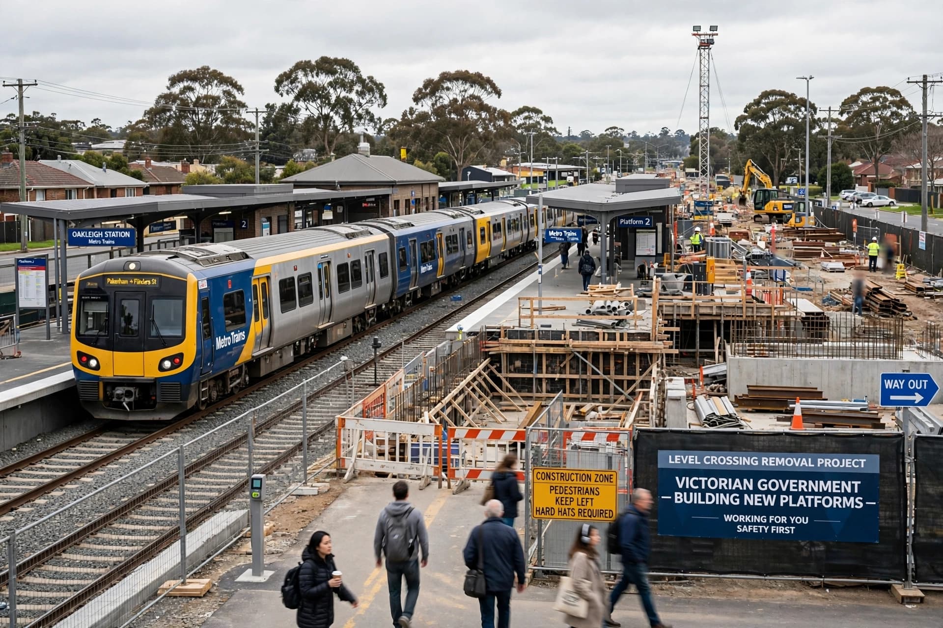 A thousand trains a day, and a promise that the airport is finally reachable. A thousand trains a day, and a promise that the airport is finally reachable.
