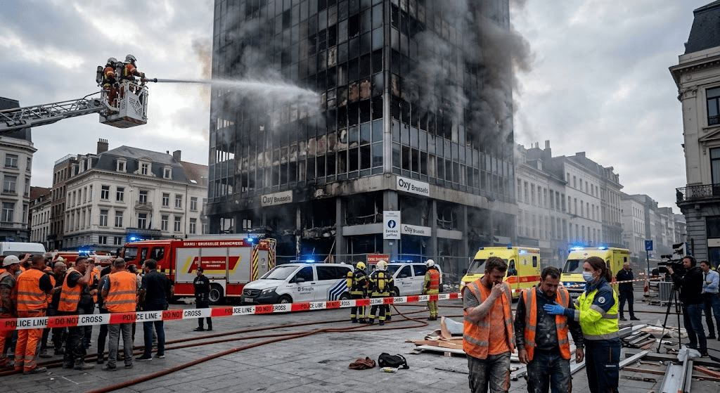 Brussels Construction Inferno: Multiple Confirmed Dead, Six Missing After Devastating Fire Brussels Construction Inferno: Multiple Confirmed Dead, Six Missing After Devastating Fire