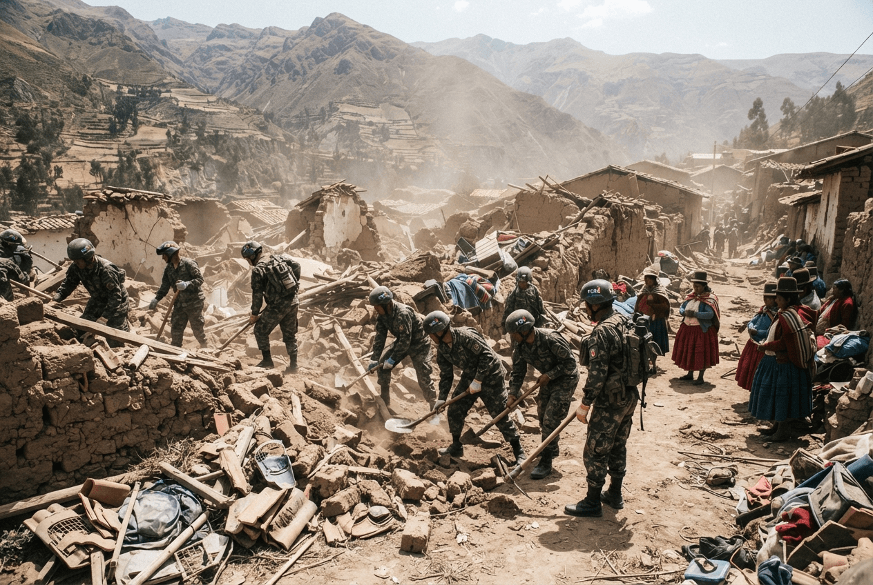 Quake Toll Rises: Six Dead and Thirty Injured After Magnitude 5.5 Hits Peru Province Quake Toll Rises: Six Dead and Thirty Injured After Magnitude 5.5 Hits Peru Province