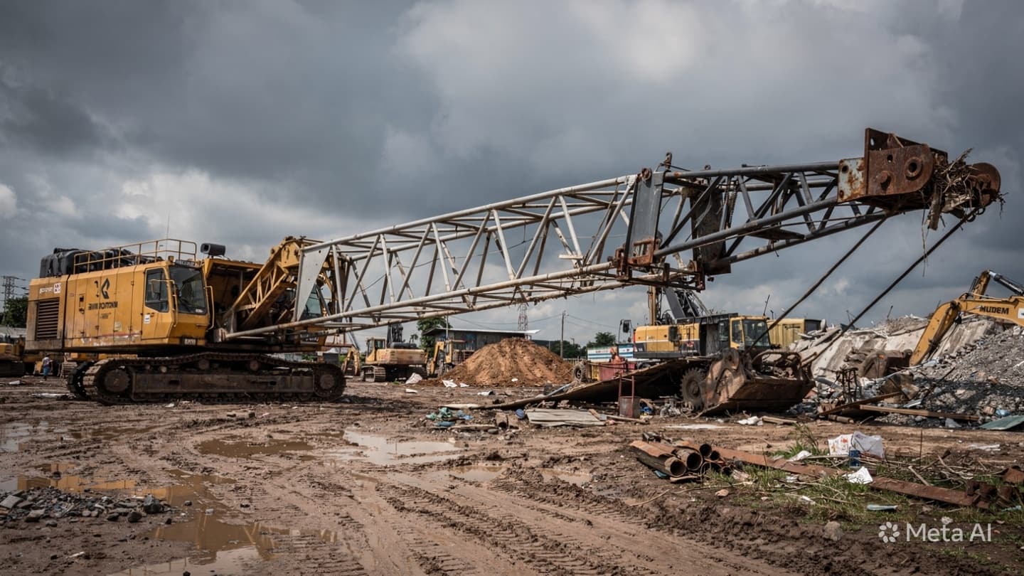 Balikpapan Industrial Accident: One Worker Killed Following Fatal Crane Collapse at Construction Site Today Balikpapan Industrial Accident: One Worker Killed Following Fatal Crane Collapse at Construction Site Today