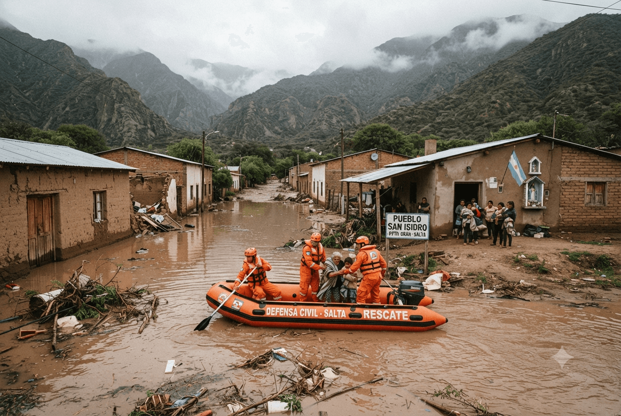 Flash Floods Strike Salta Province 4 Villagers Dead Reported: Emergency Teams Search Thick Mud Flash Floods Strike Salta Province 4 Villagers Dead Reported: Emergency Teams Search Thick Mud